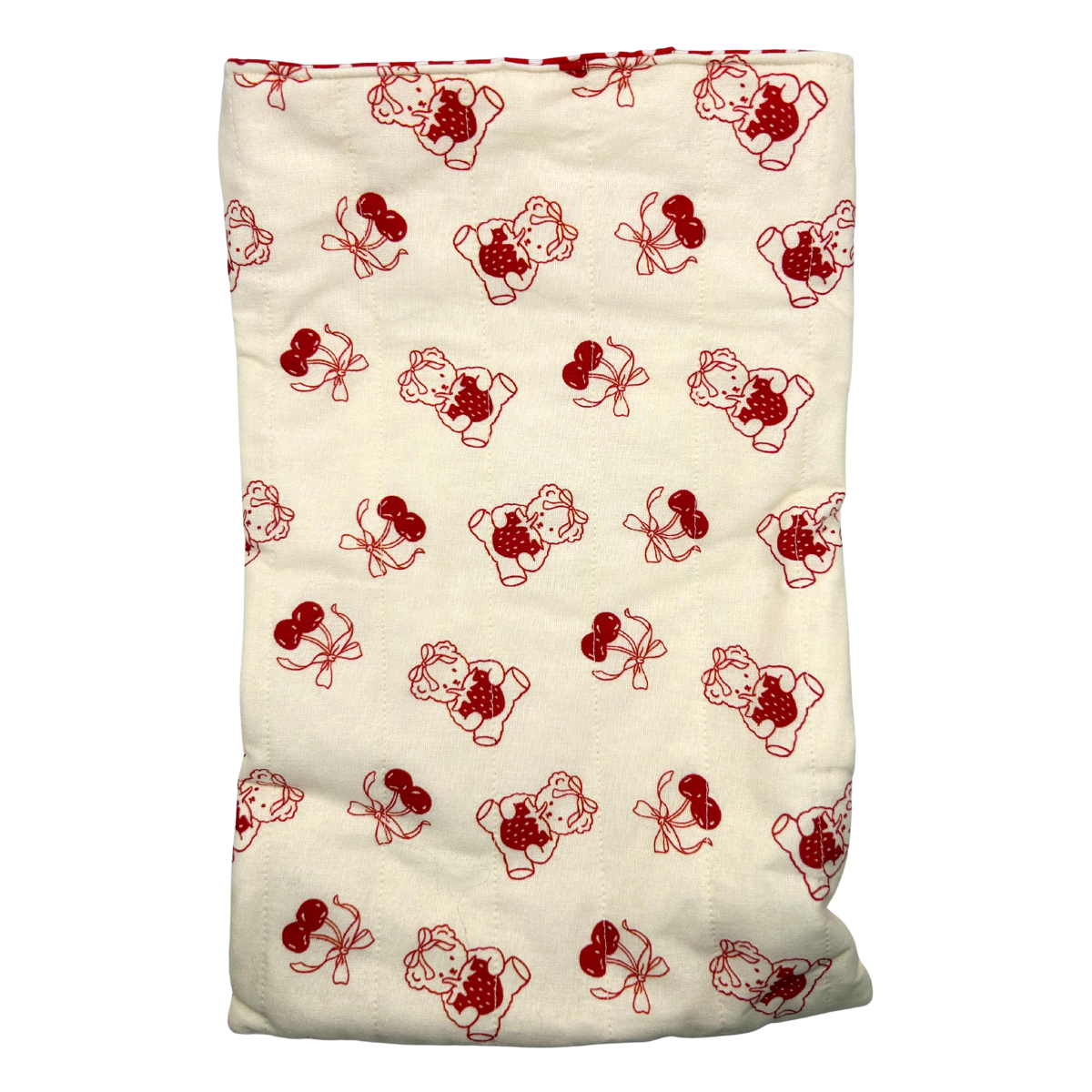 Bearie Patch Quilted Book Sleeve