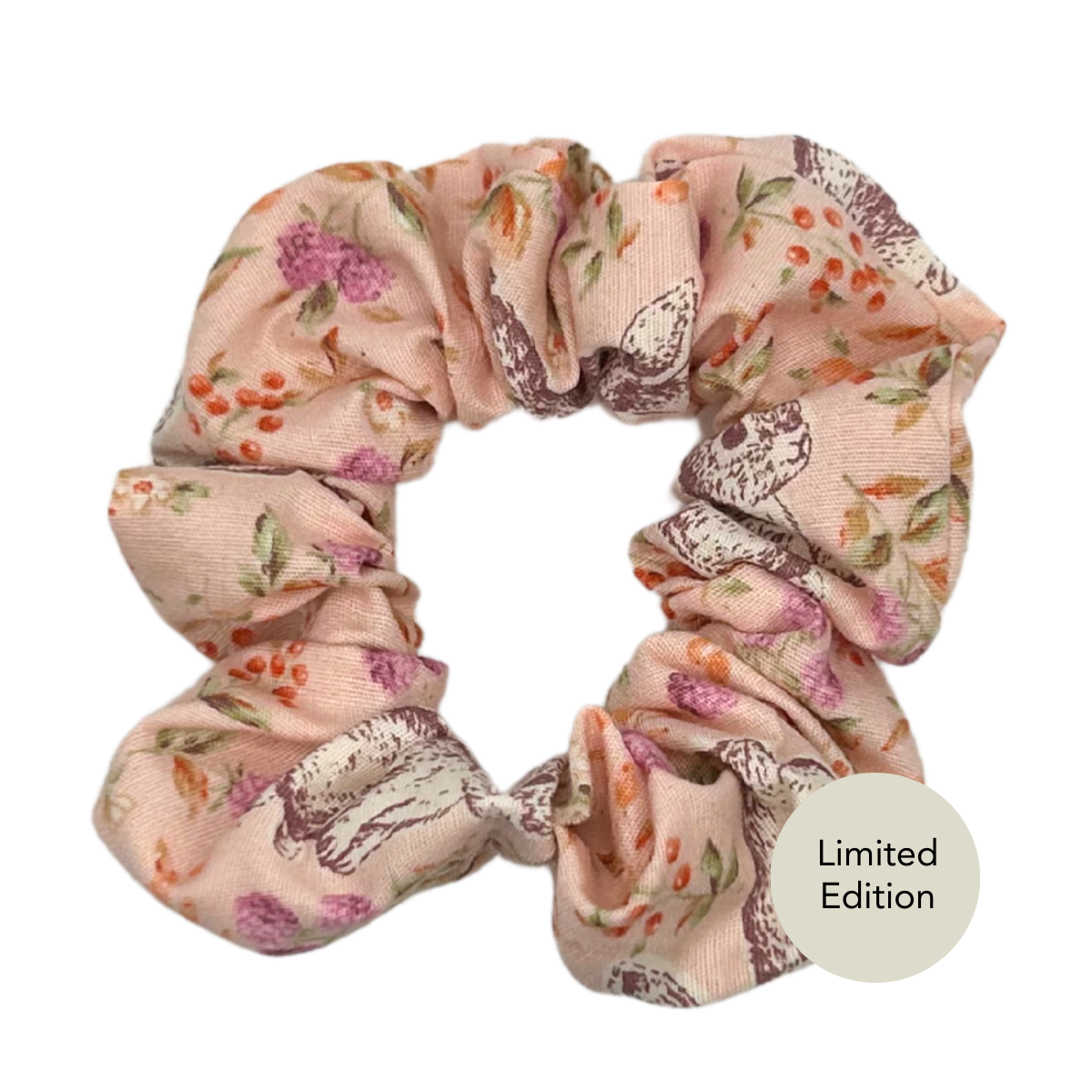 Raspberry Meadow Scrunchies