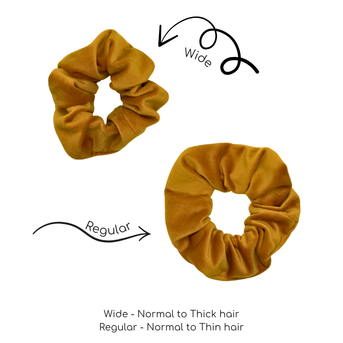 Topaz (Yellow) XL Velvet Scrunchie