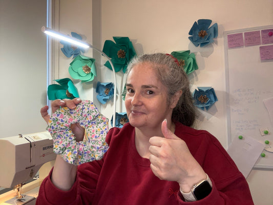 How to Sew a Burrito Style Scrunchie (Beginner Friendly Tutorial)