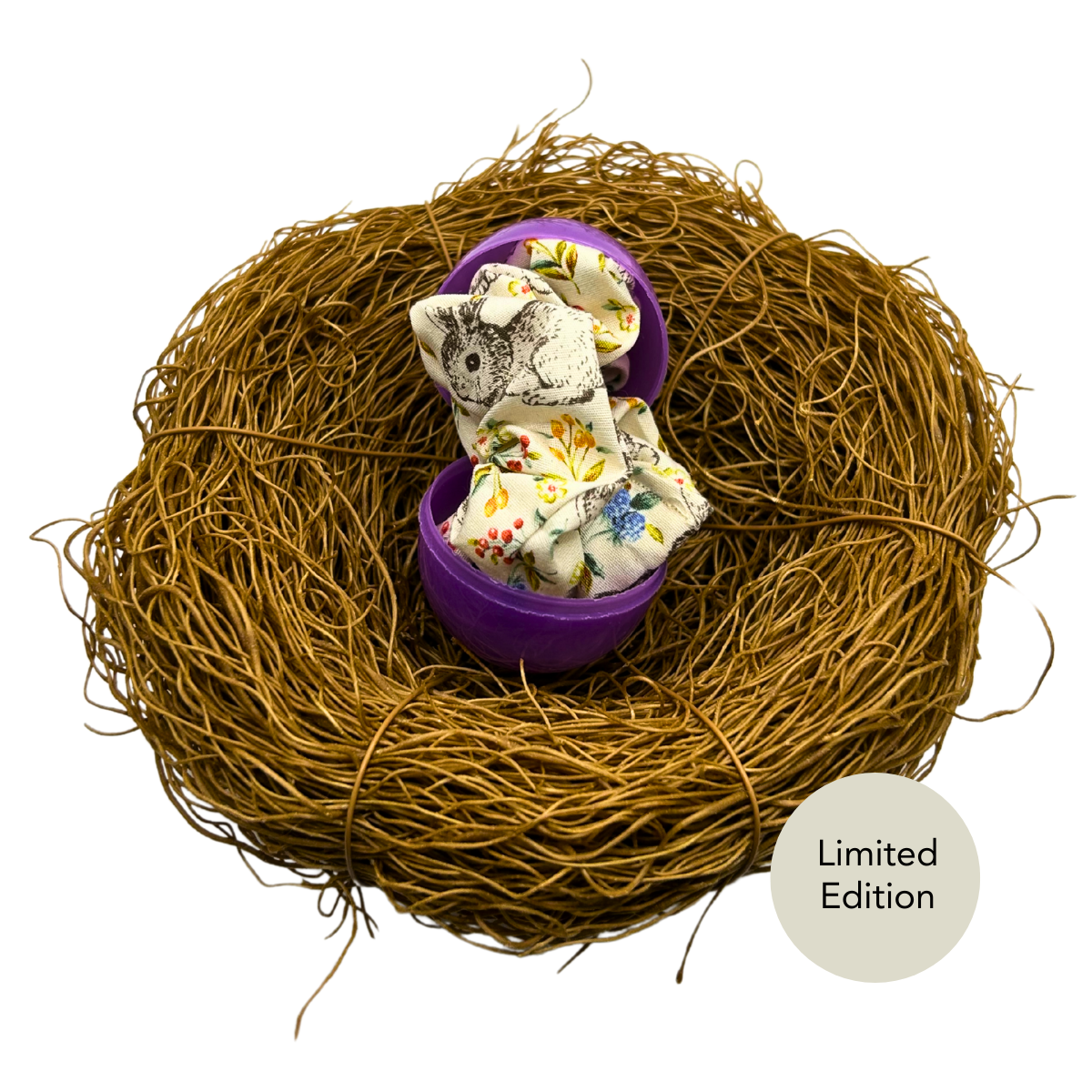 Blackberry Bunnies Easter Scrunchies