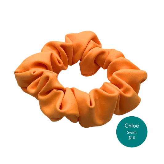 Chloe Swim Scrunchies (Orange)