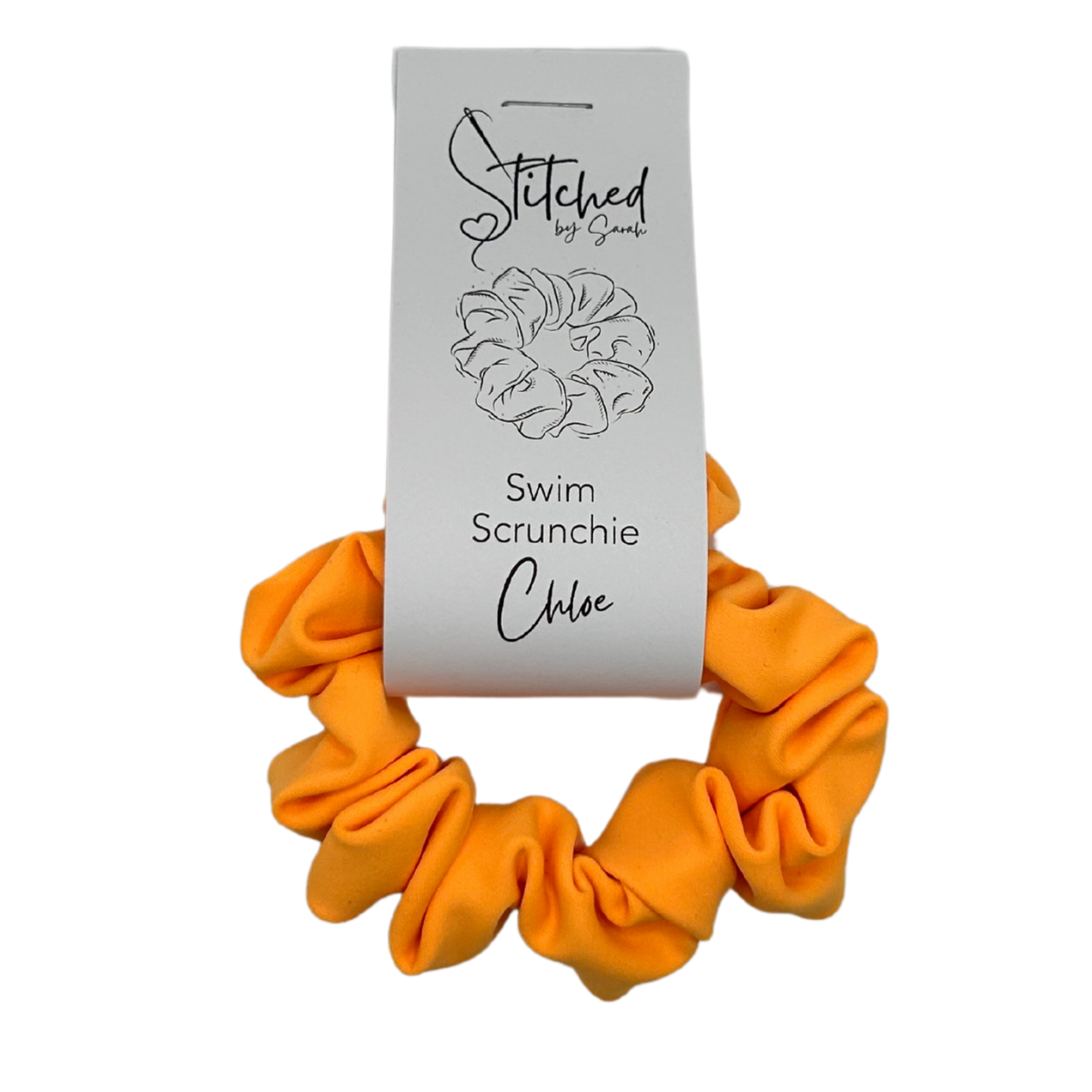 Chloe Swim Scrunchies (Orange)