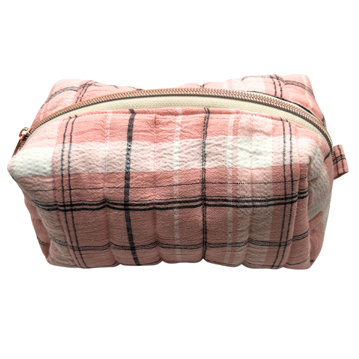 Davina Rose Quilted Makeup Bag - Medium