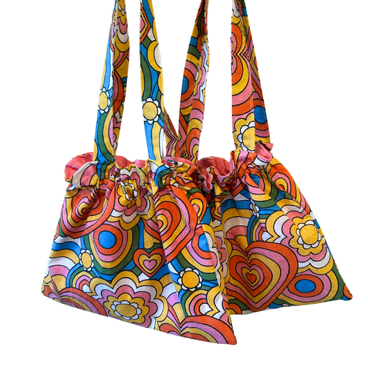 Funky Bloom Basic Kids Tote Purse