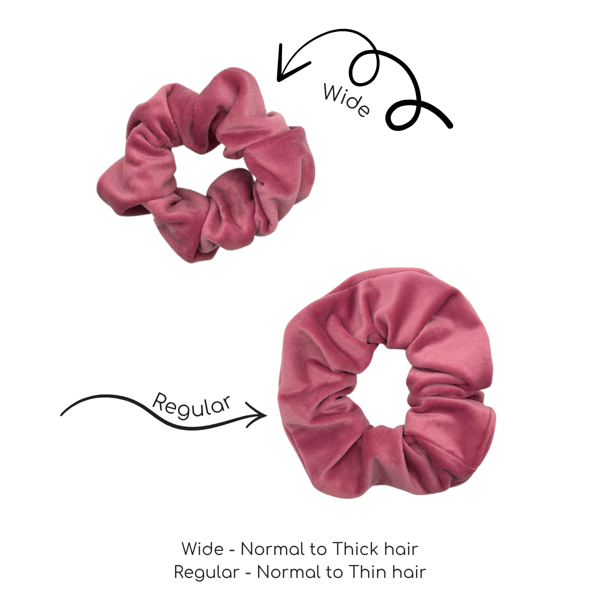 Rose Quartz (Pink) XL Velvet Scrunchie