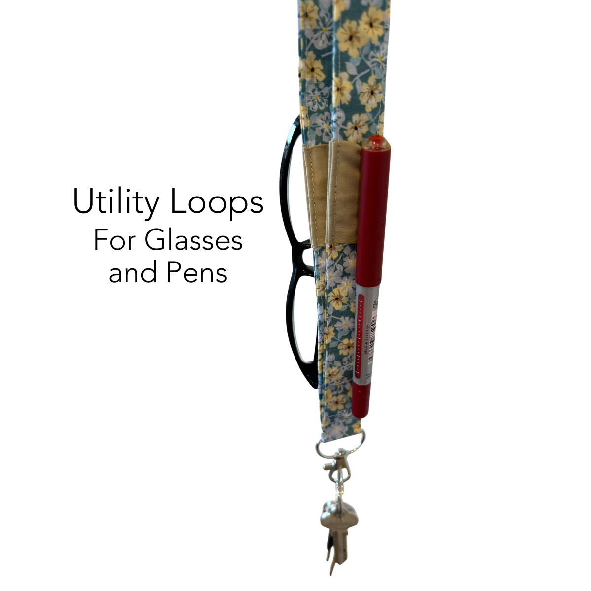 Multi-Use Fabric Lanyards with Utility Loops