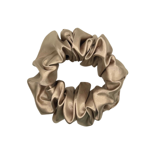 Latte XL Satin Scrunchie