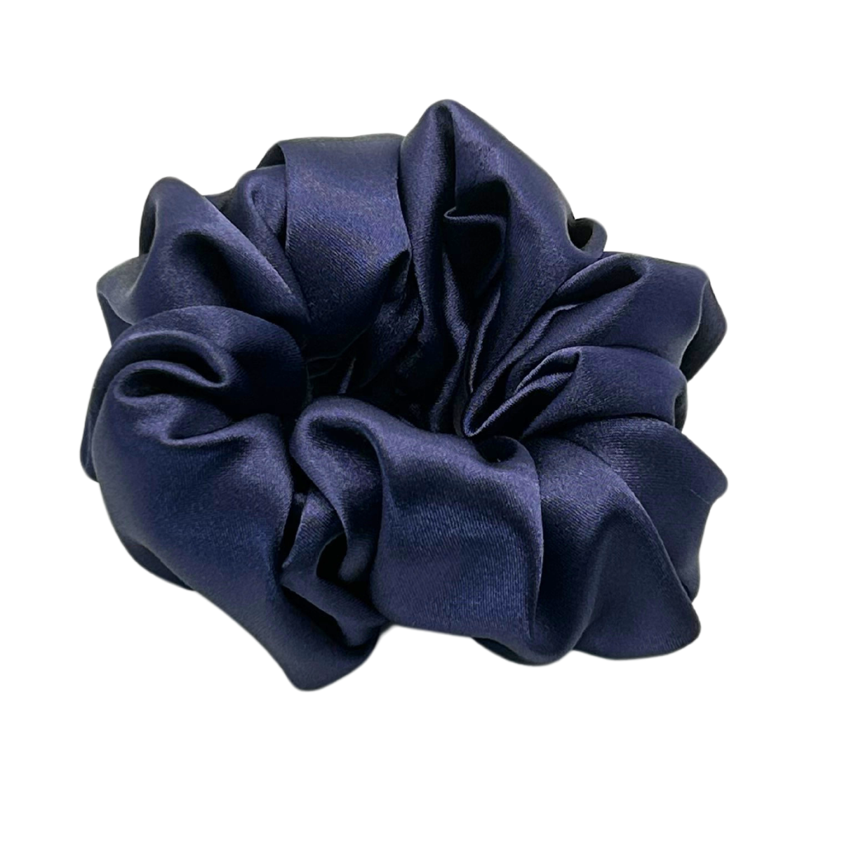 XL Satin Scrunchie Navy