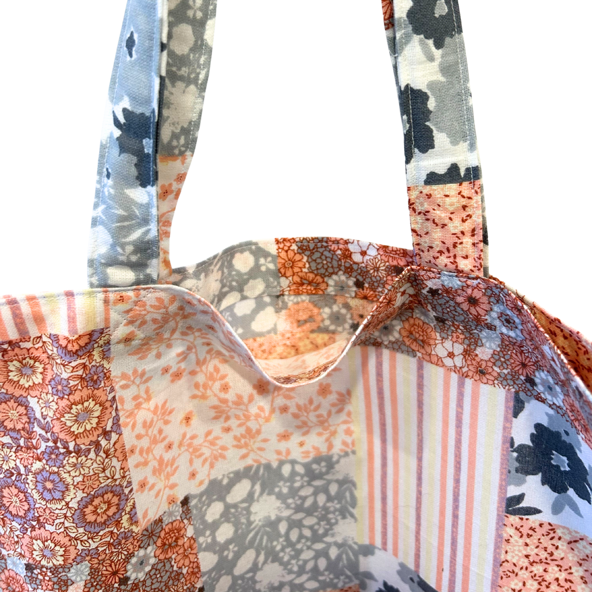 Nellie – Patchwork Floral Basic Tote