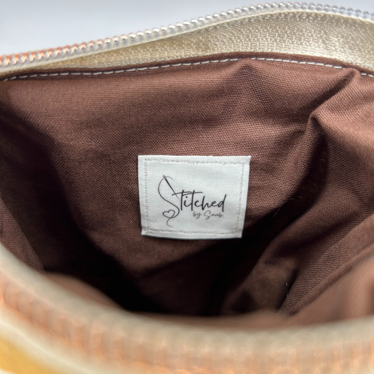 Ochre Check Device Sleeve