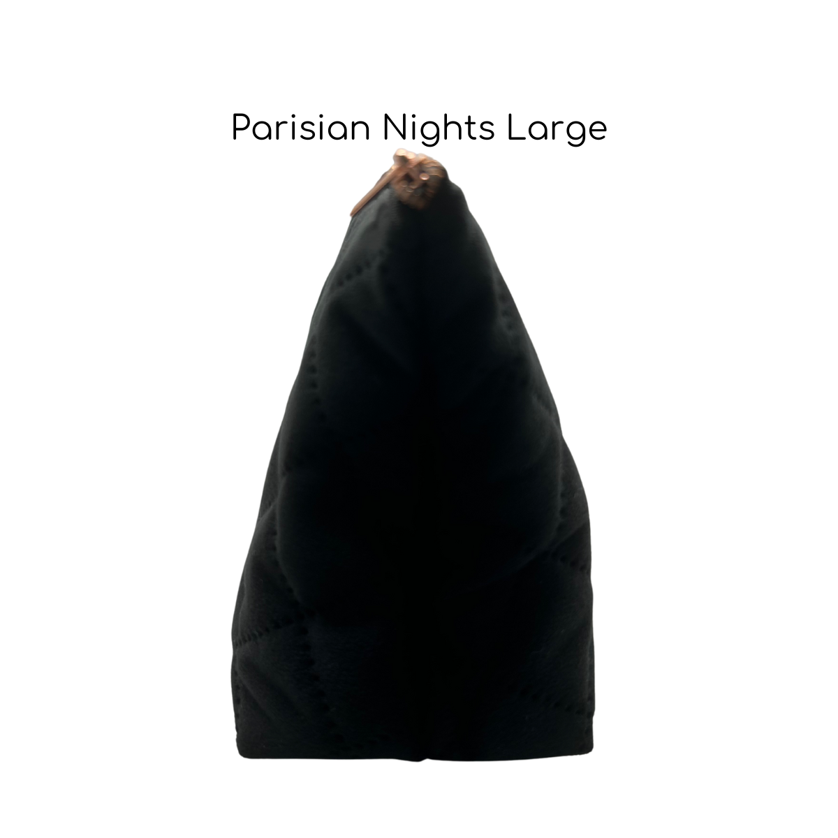 Parisian Nights - Black Quilted Velvet Makeup Pouches