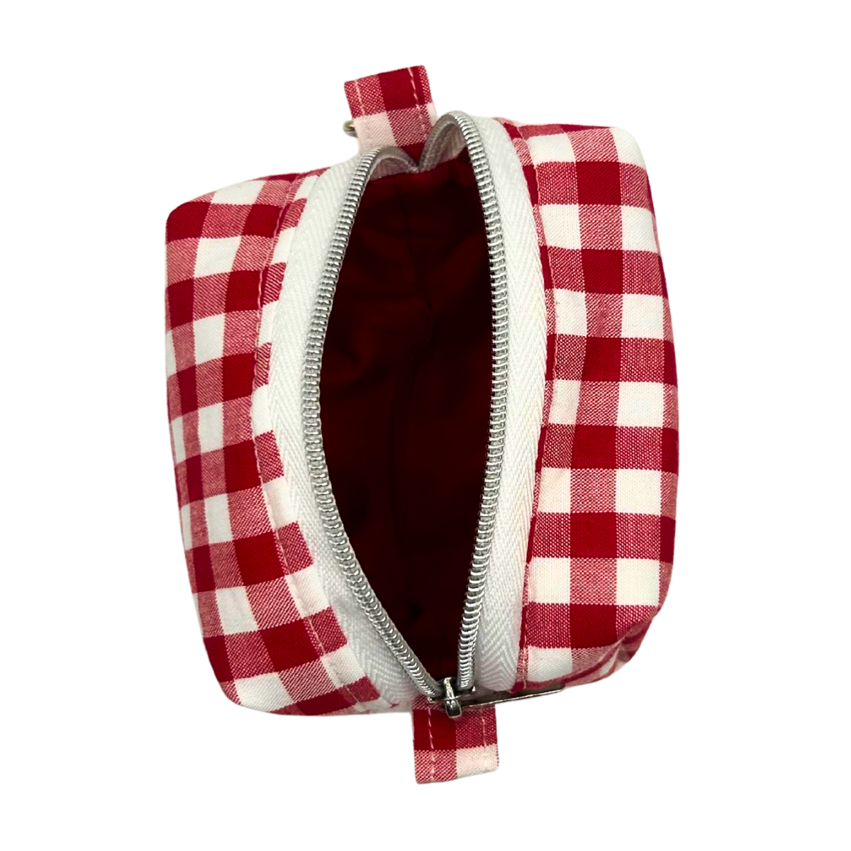 Pippa Gingham Bitty Box Bag with Scrunchie Wristlet