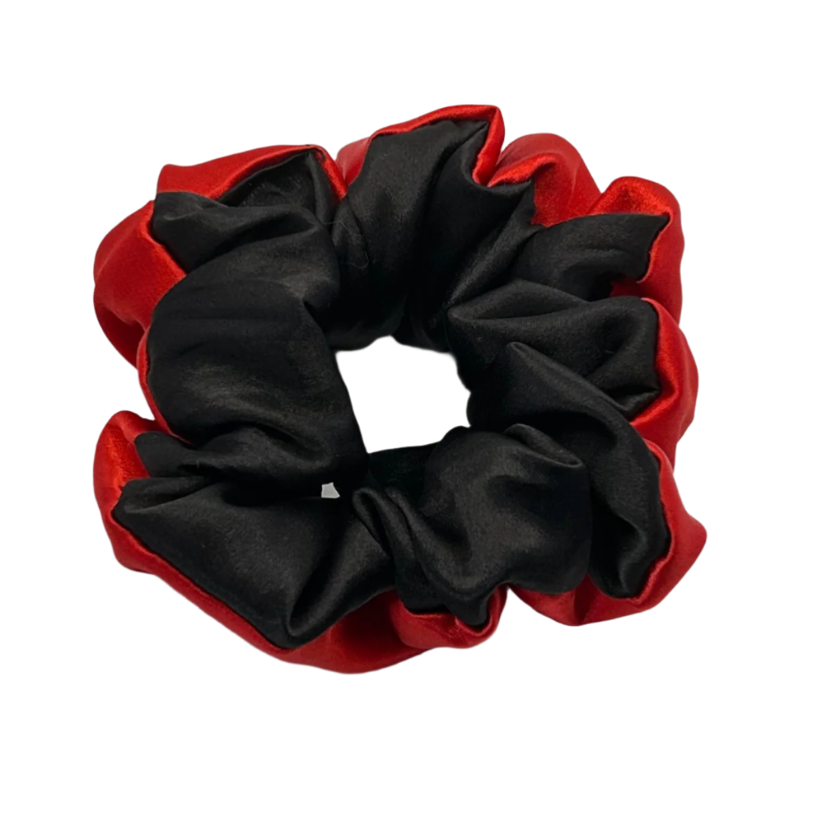 Red/Black School Scrunchies