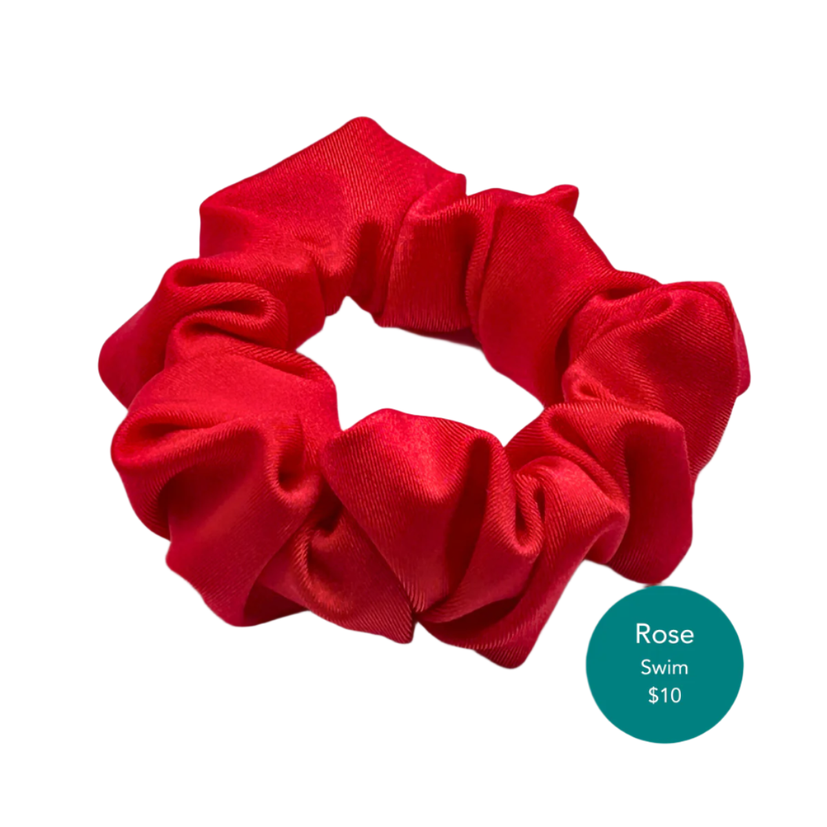 Rose Swim Scrunchies (Red)