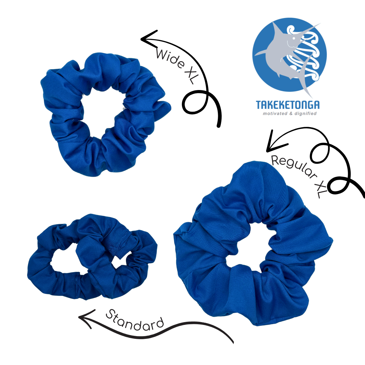 Takeketonga House Scrunchies