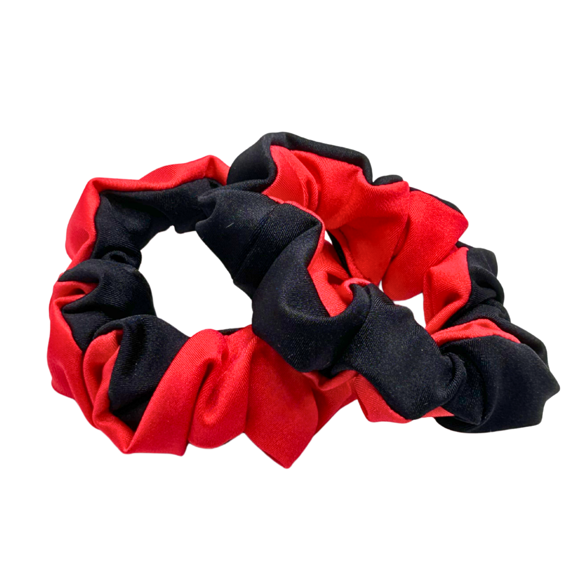 Red/Black Sport Scrunchies