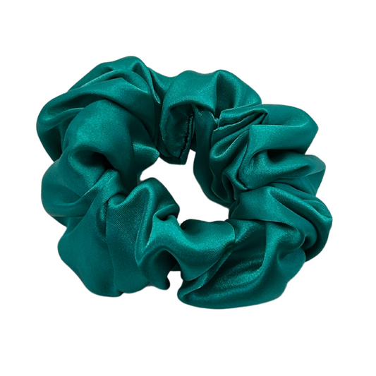 XL Satin Scrunchie Teal