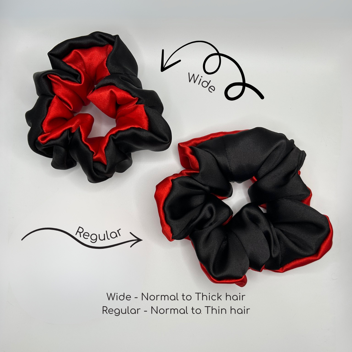 White/Black School Scrunchies