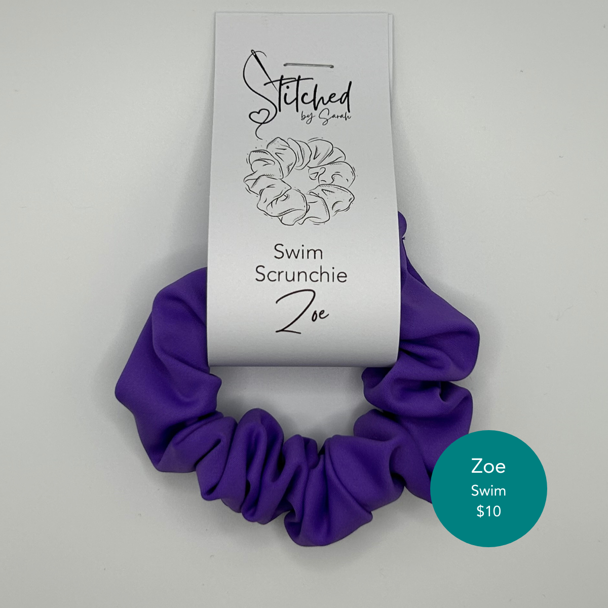 Zoe Swim Scrunchie (Purple)