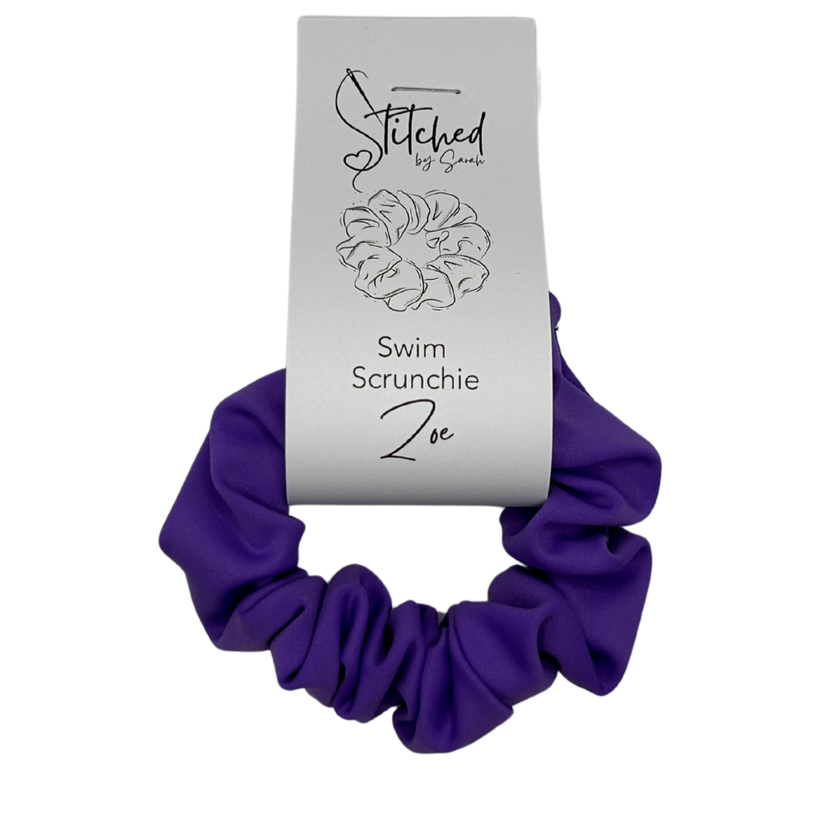 Zoe Swim Scrunchie (Purple)